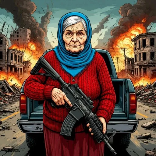 Grandma with machine-gun: Apocalypsis