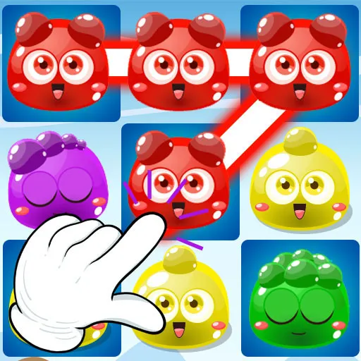 Jelly Monsters Link Puzzle